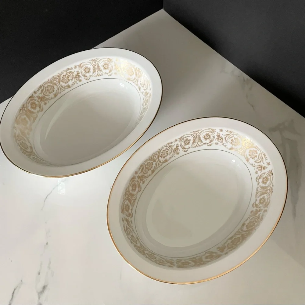 SET of 2 Serving Bowls - Raphael by Noritake